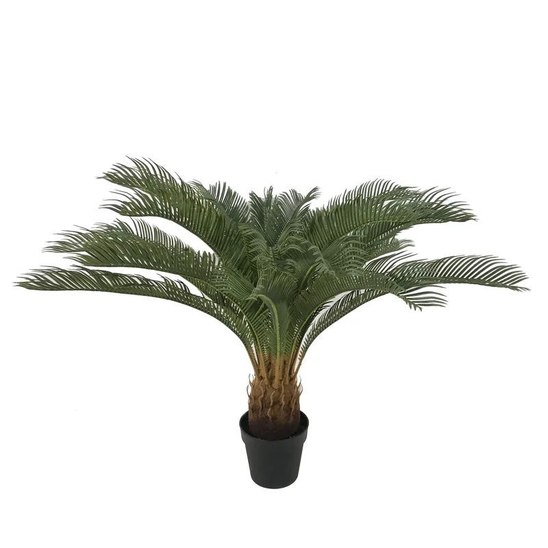 Home Decor Handicraft - Plante artificielle Cycas Sago Bonsai pour