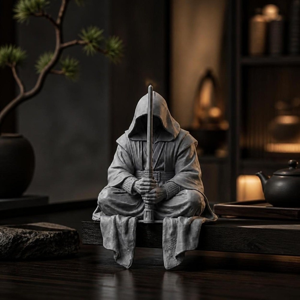 Home Decor Zen Style - Ornements de ninja en pose amusante