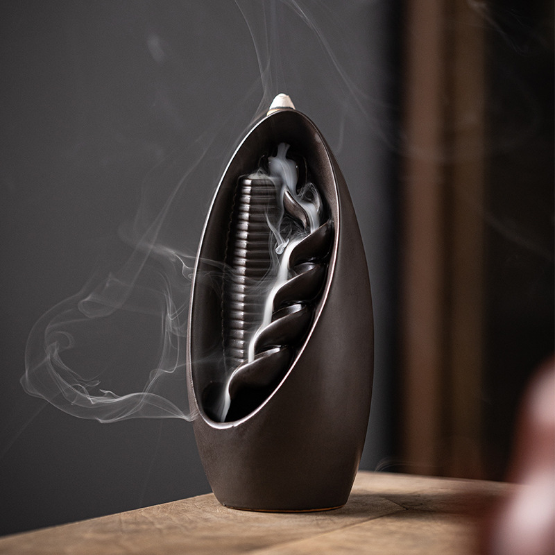 Home Decor From Clay - Brûleur d'Encens à Cascade de Sable