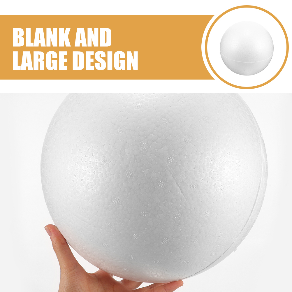 Home Decor Handicraft - Boules décoratives en mousse blanche de