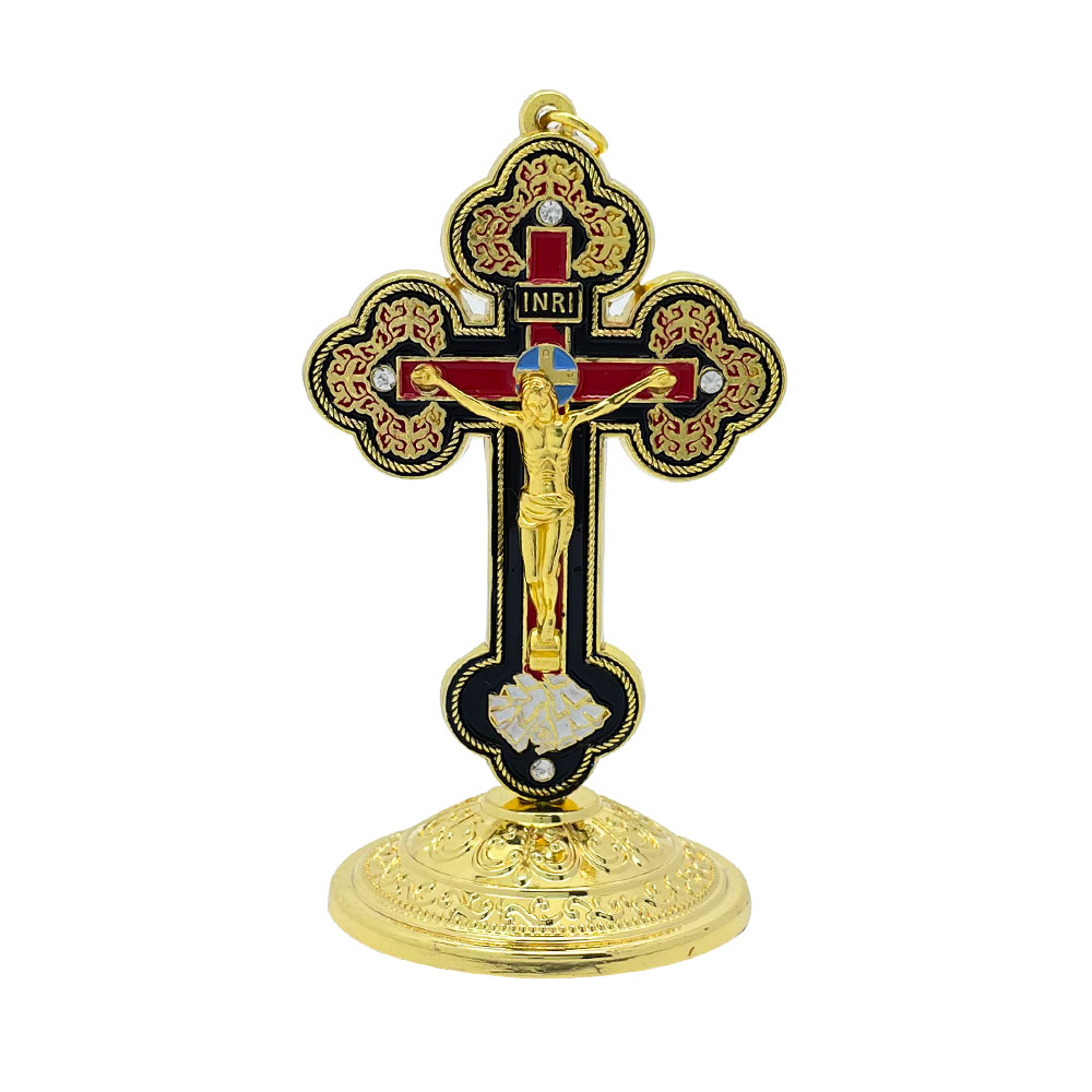 Home Decor You - Nouveau 2026 Crucifix Catholique sur Pied