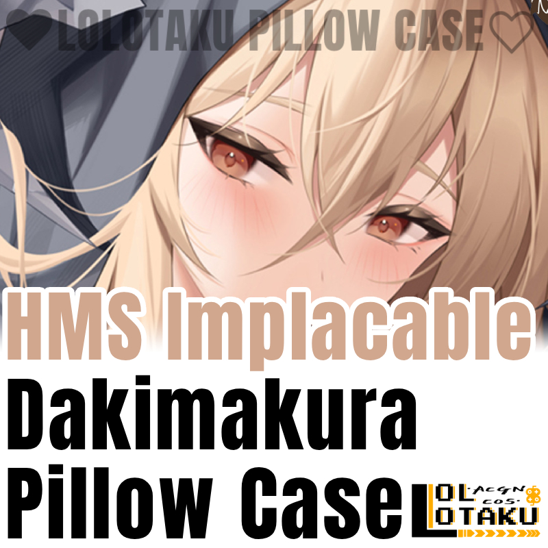 Home Decor Xmas - Housse de coussin Dakimakura HMS Implacable