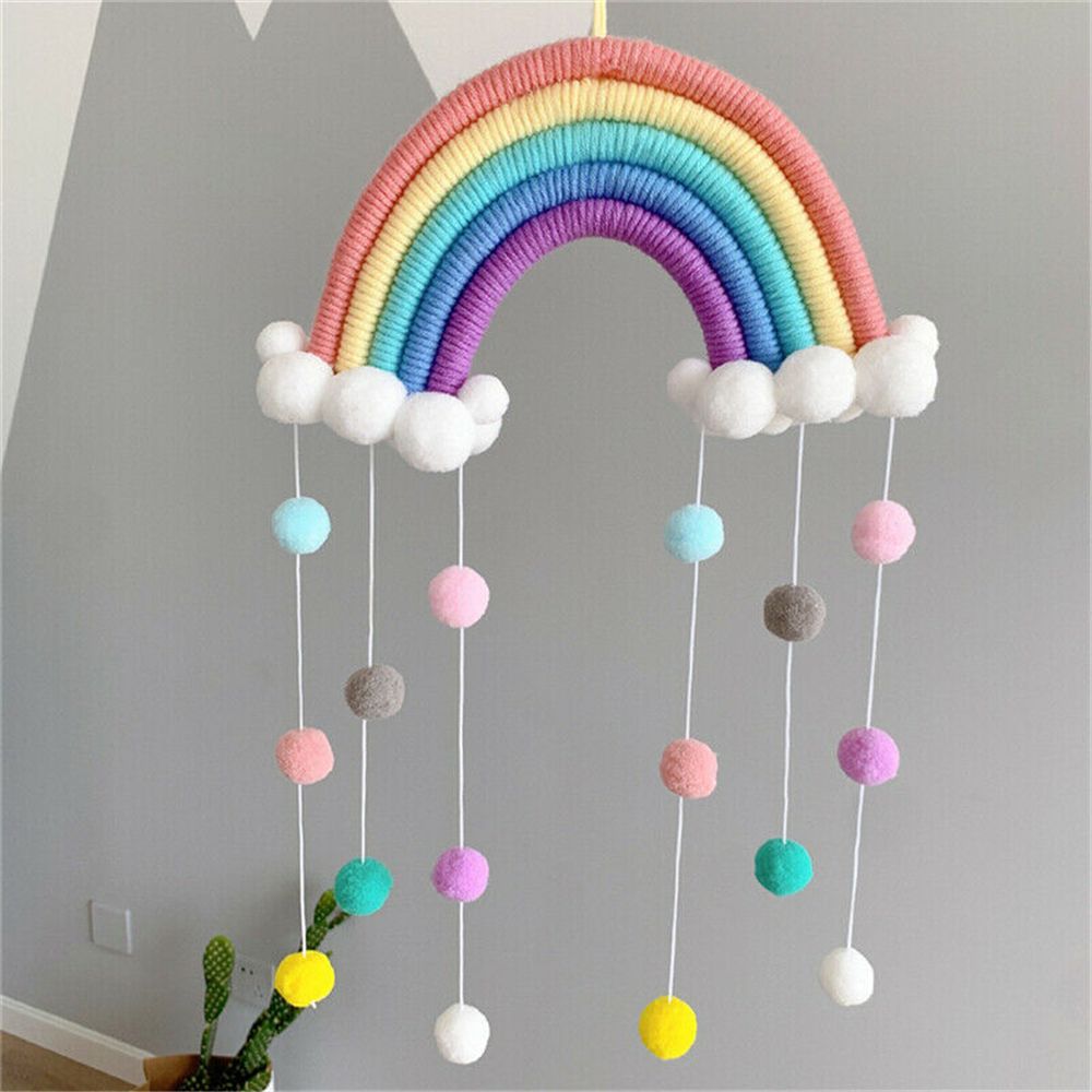 Macrame Wall Hanging - Décoration suspendue à cinq brins de