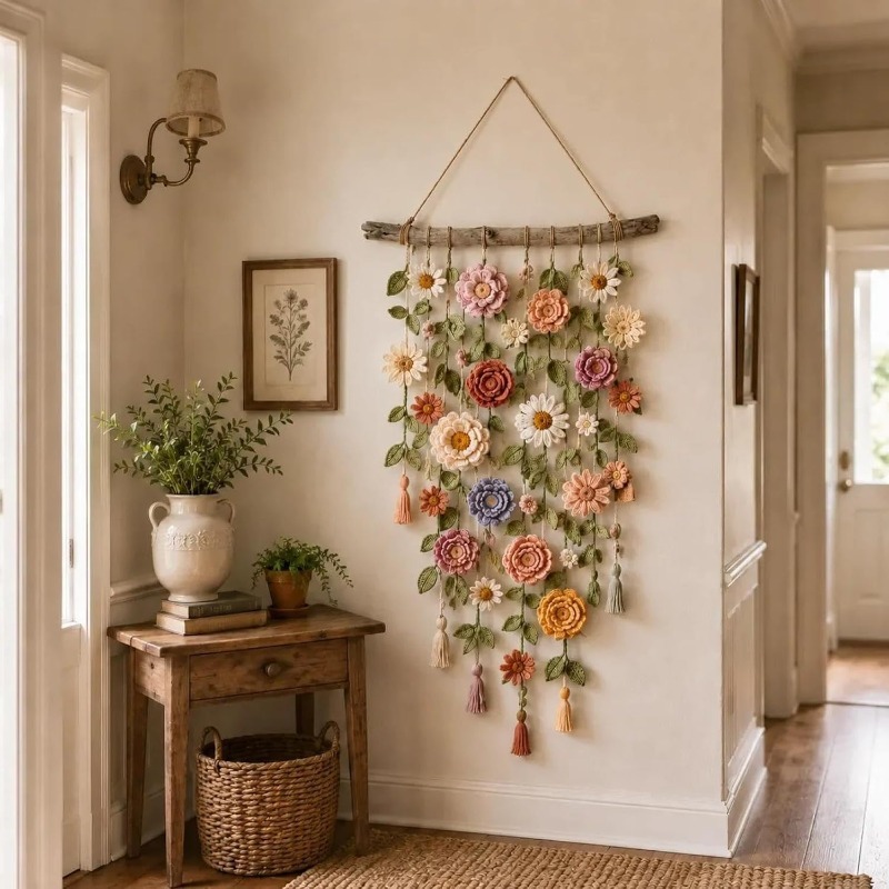 Macrame Wall Hanging - Nouvelle décoration murale en macramé crocheté