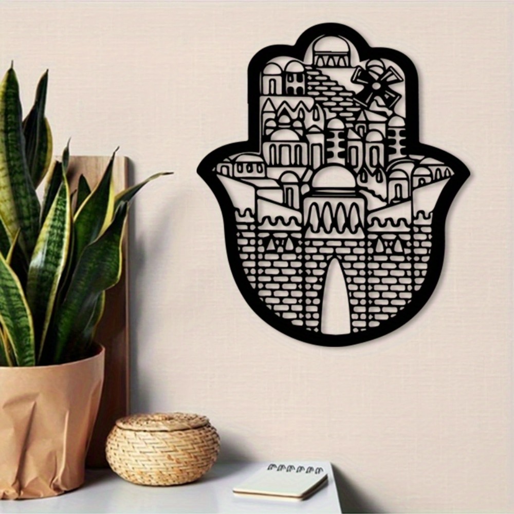 Home Decor You - CIFBUY Art mural en fer, architecture