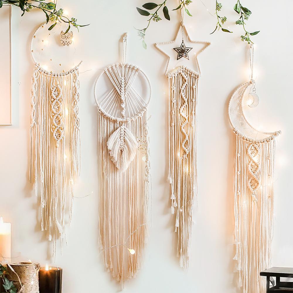Macrame Wall Hanging - Attrape-rêves en macramé Boho, décoration de