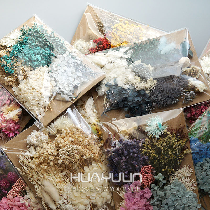 Home Decor Handicraft - 1 paquet de plantes artificielles séchées,