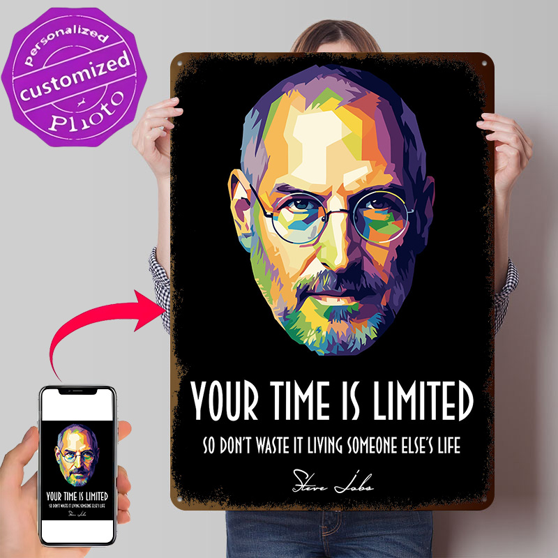 Home Decor Jobs - Affiche Murale Métallique Texturée 3D Personnalisée
