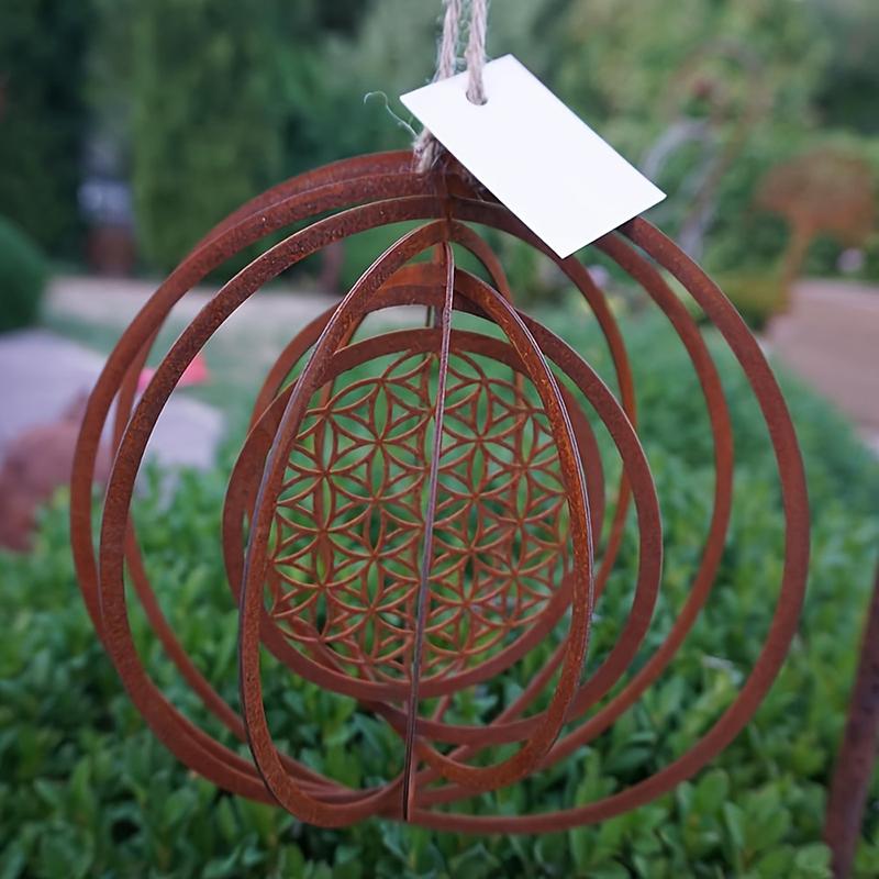 Home Decor Handicraft - Aiguille de vent spirale en métal,