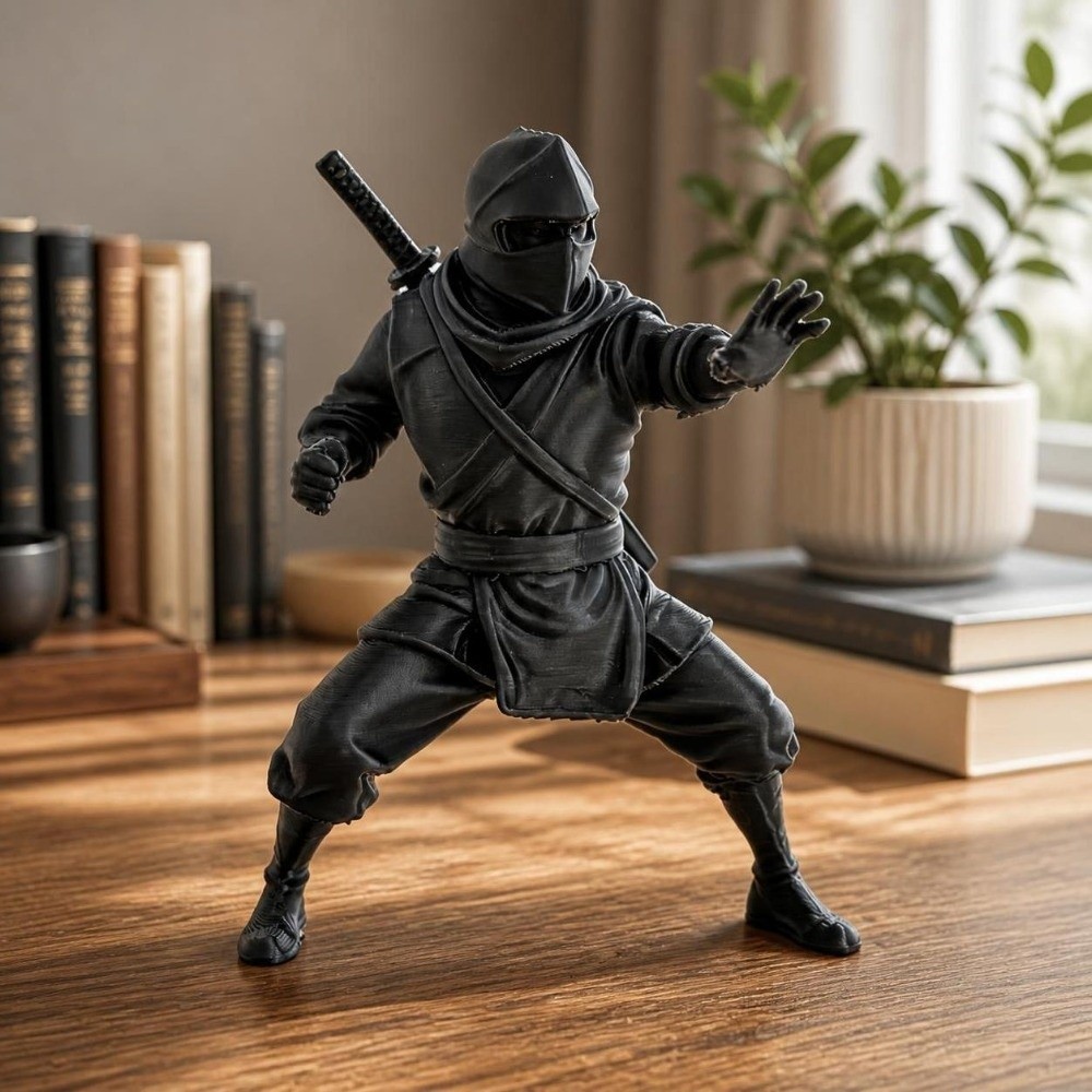Ornements de ninja en pose amu - Home Decor Zen Style avis et prix
