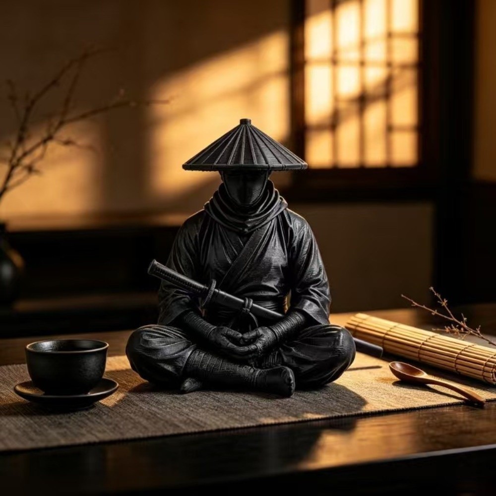 Ornements de ninja en pose amu - Home Decor Zen Style avis et prix