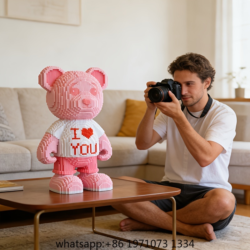 Ours Cœur Rose 3D : Puzzle Mic - Home Decor Handicraft avis et prix