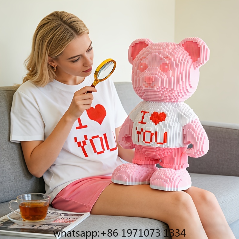 Ours Cœur Rose 3D : Puzzle Mic - Home Decor Handicraft avis et prix