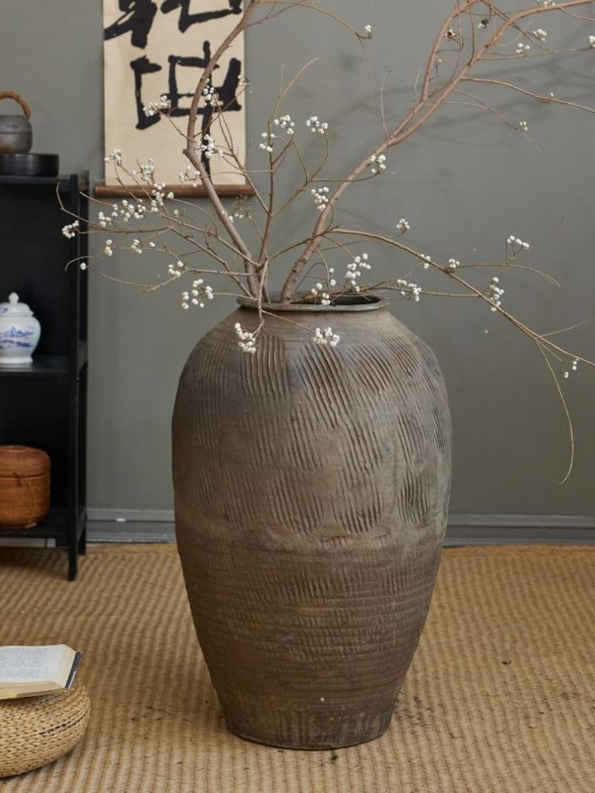 Grand vase à fleurs en terre c - Home Decor Zen Style avis et prix