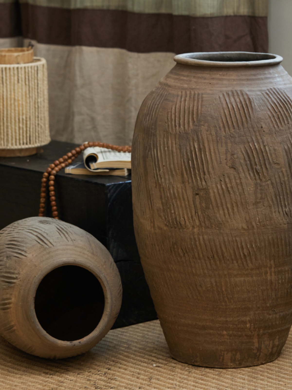 Grand vase à fleurs en terre c - Home Decor Zen Style avis et prix
