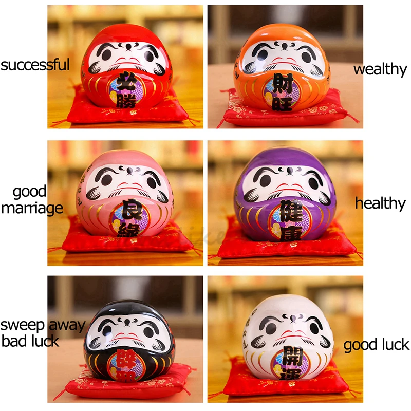 Figurine Daruma en céramique j - Home Decor Zen Style avis et prix