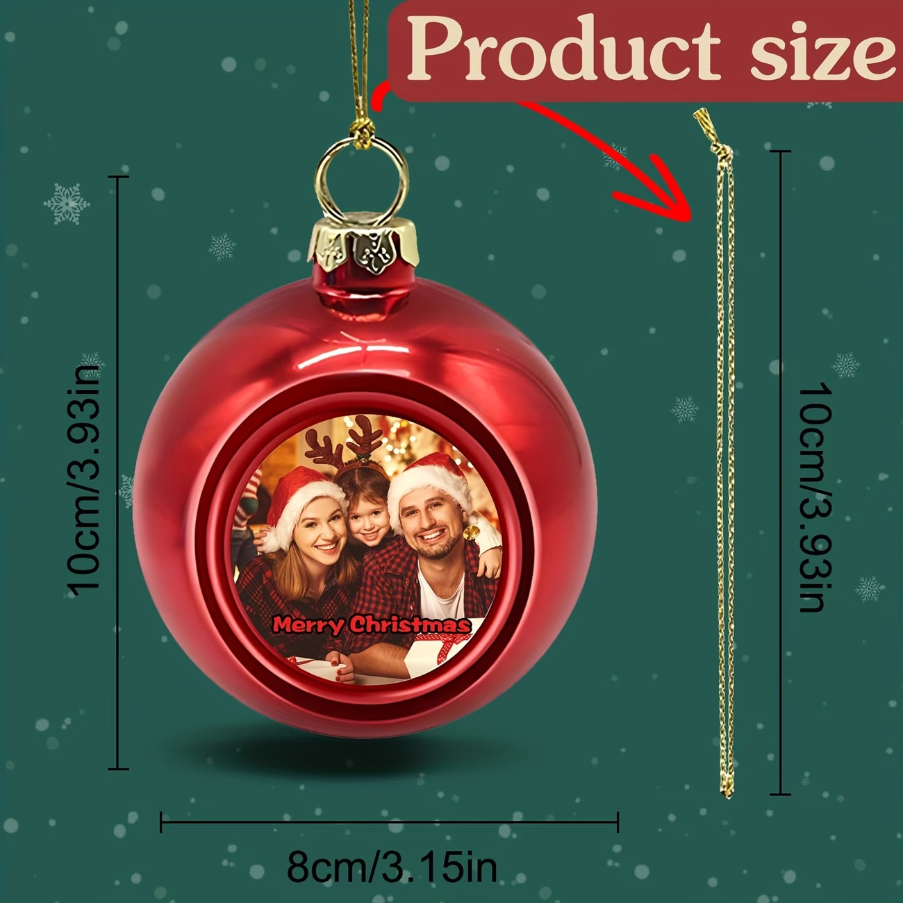 Ornements de Noël personnalisé - Home Decor Xmas avis et prix