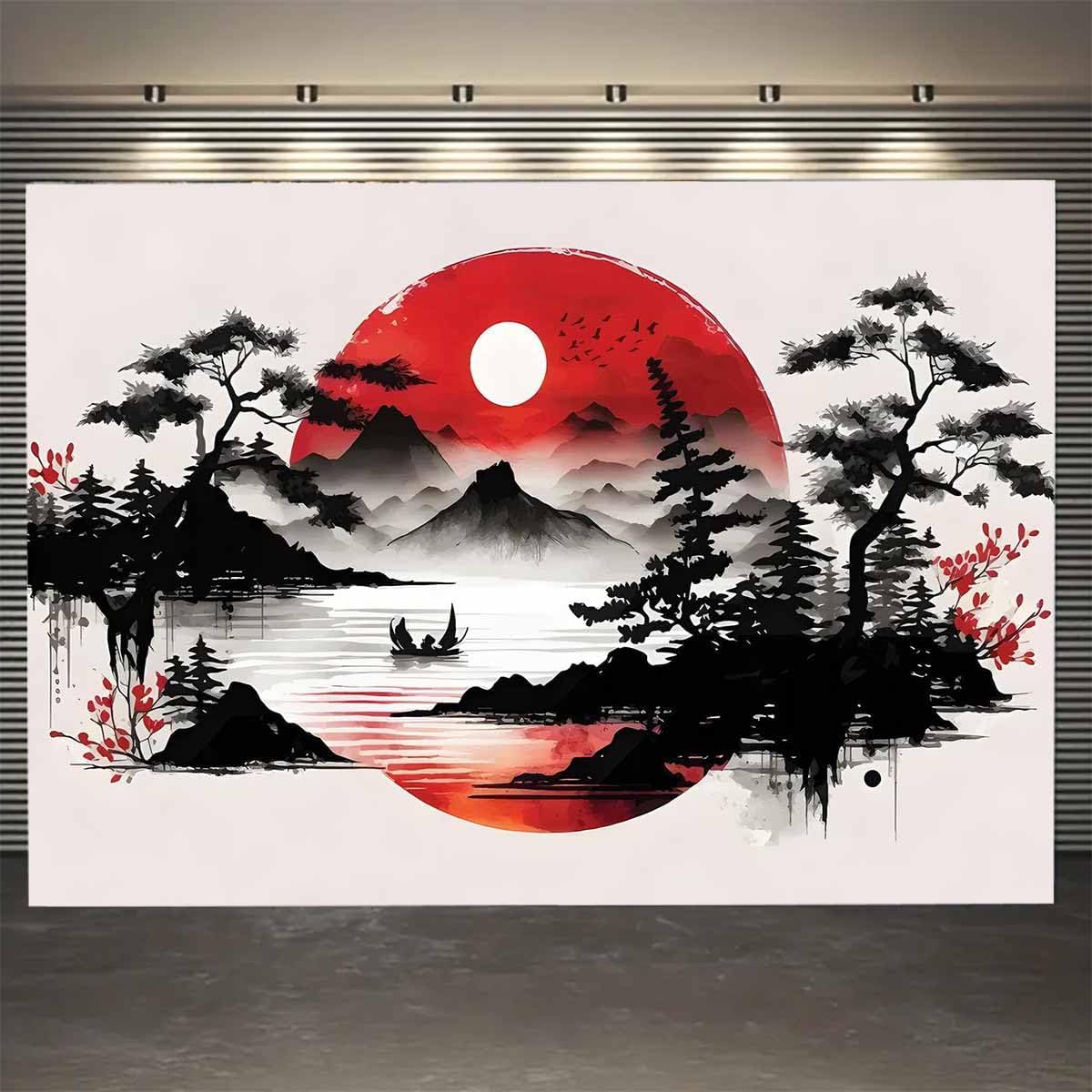 Tapisserie murale Paysage Mont - Home Decor Zen Style avis et prix
