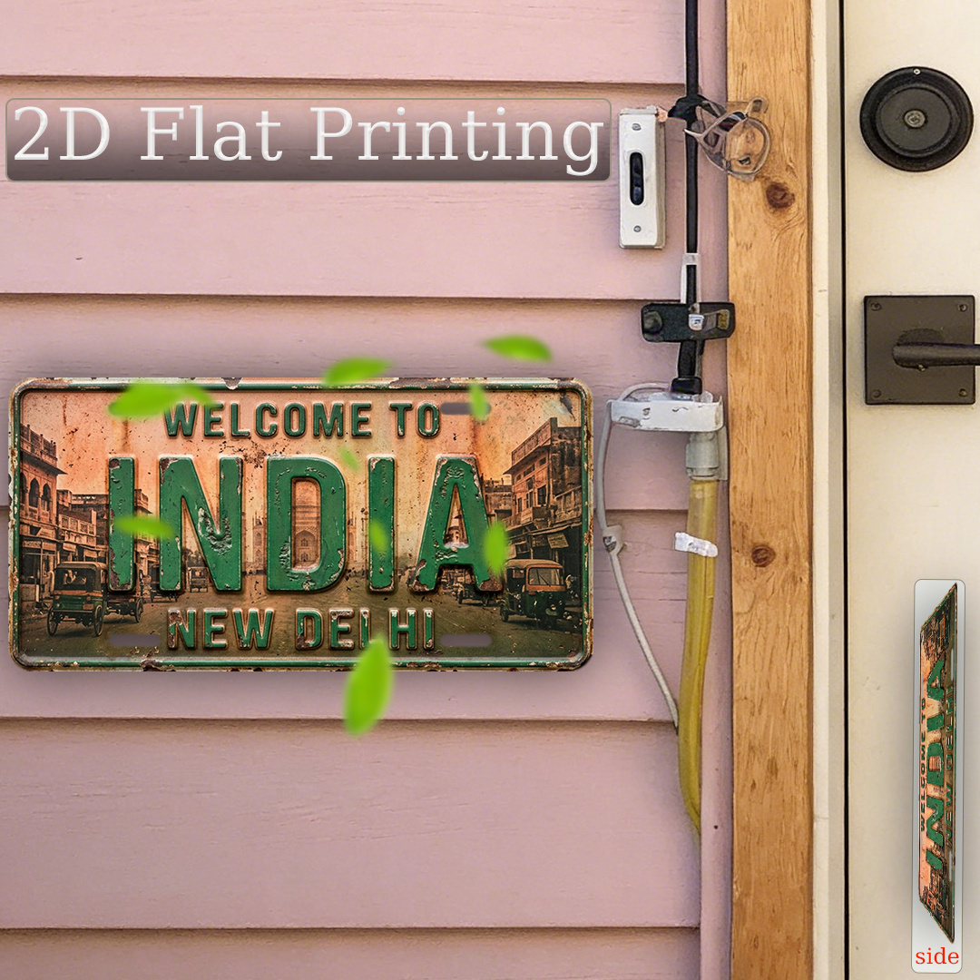 Impression plate 2D, 1 pièce,  - Home Decor Delhi avis et prix