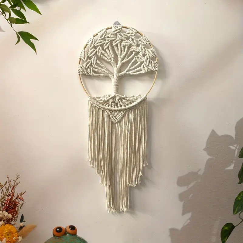 Arbre de vie macramé tenture m - Macrame Wall Hanging avis et prix