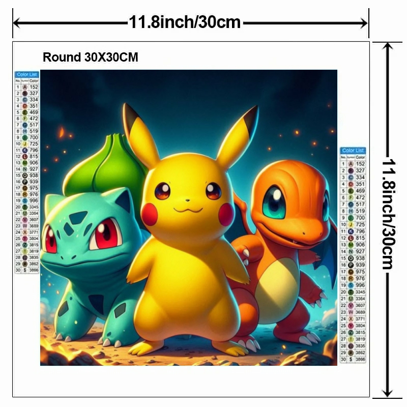 Peinture diamant 5D DIY Pokémo - Home Decor Handicraft avis et prix
