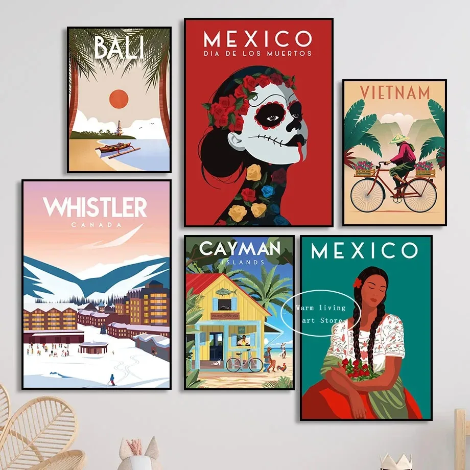 Affiche de voyage Canada, finl - Home Decor Bali avis et prix