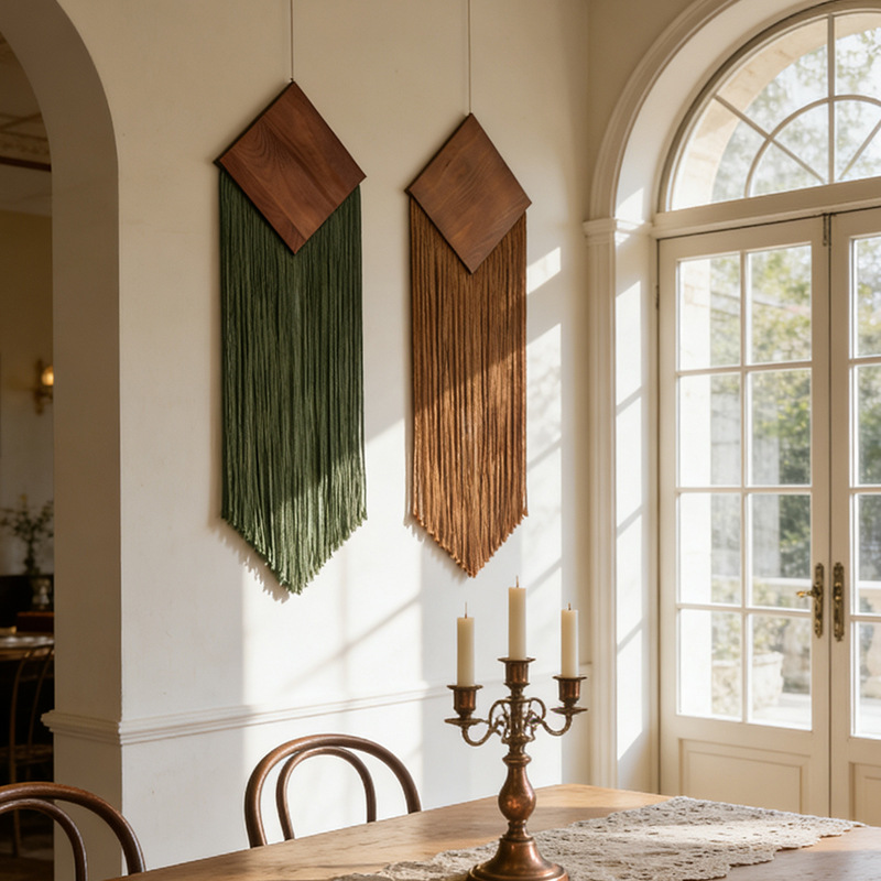 Tapisserie bohème en corde de  - Macrame Wall Hanging avis et prix