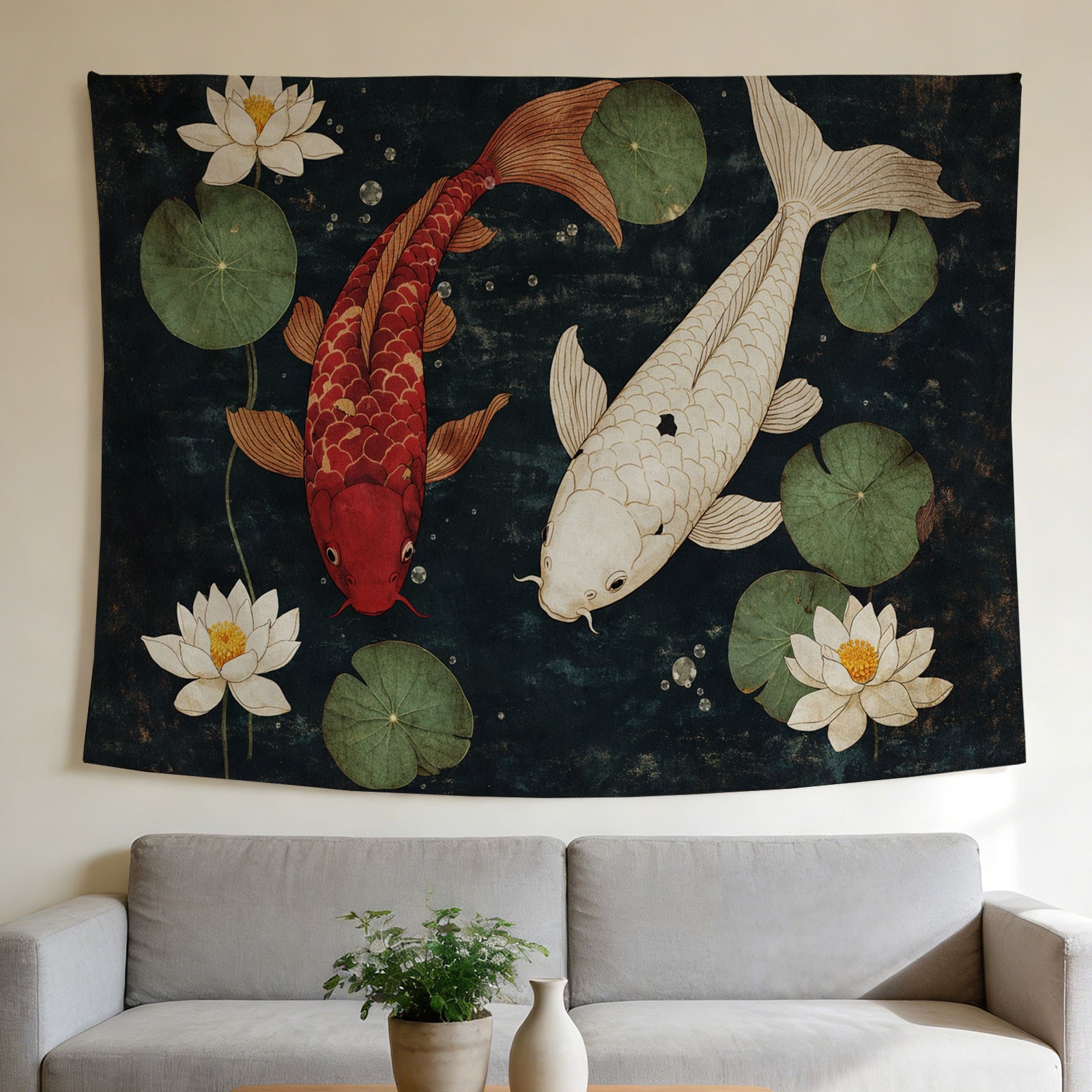 Tapisserie murale de luxe avec - Home Decor Zen Style avis et prix