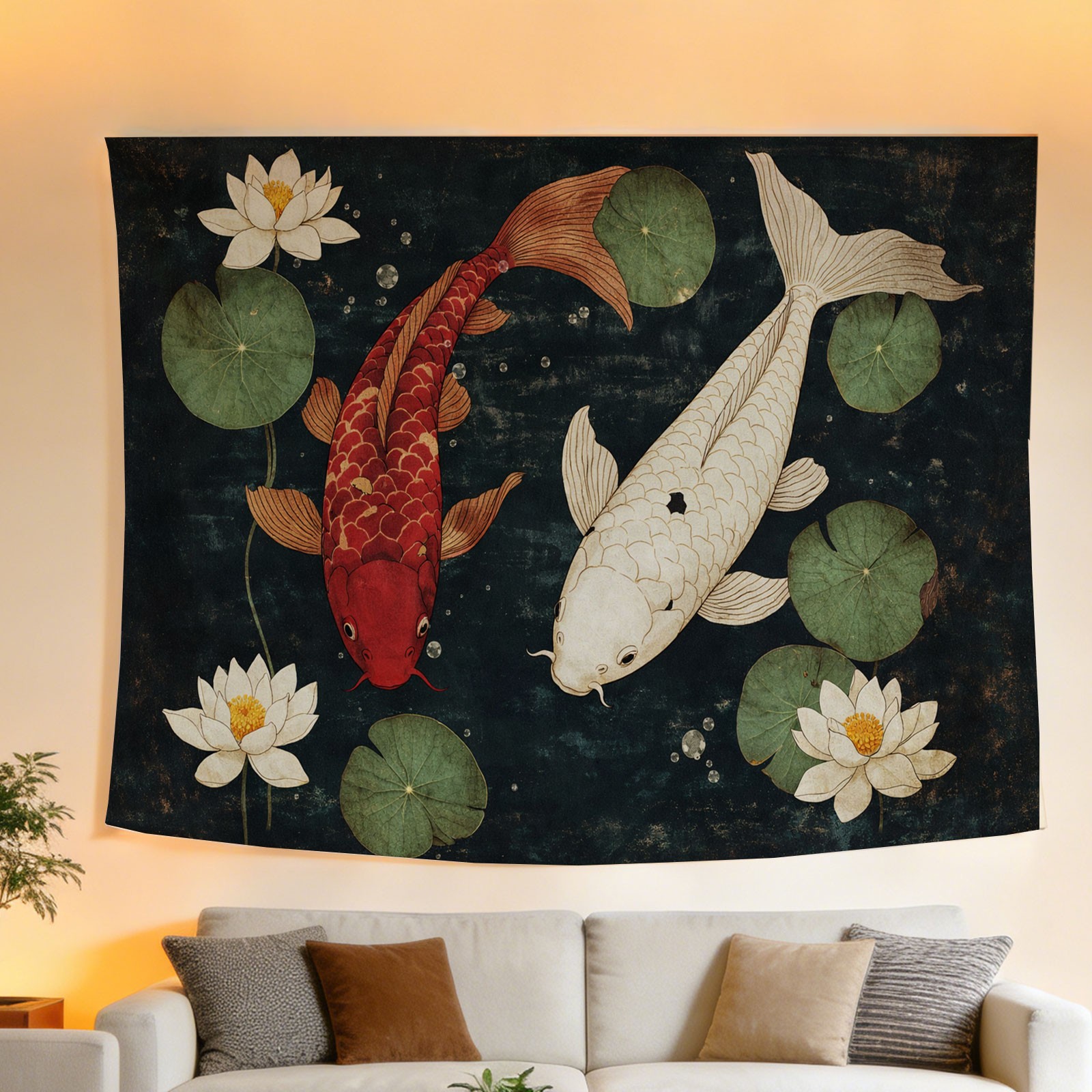 Tapisserie murale de luxe avec - Home Decor Zen Style avis et prix