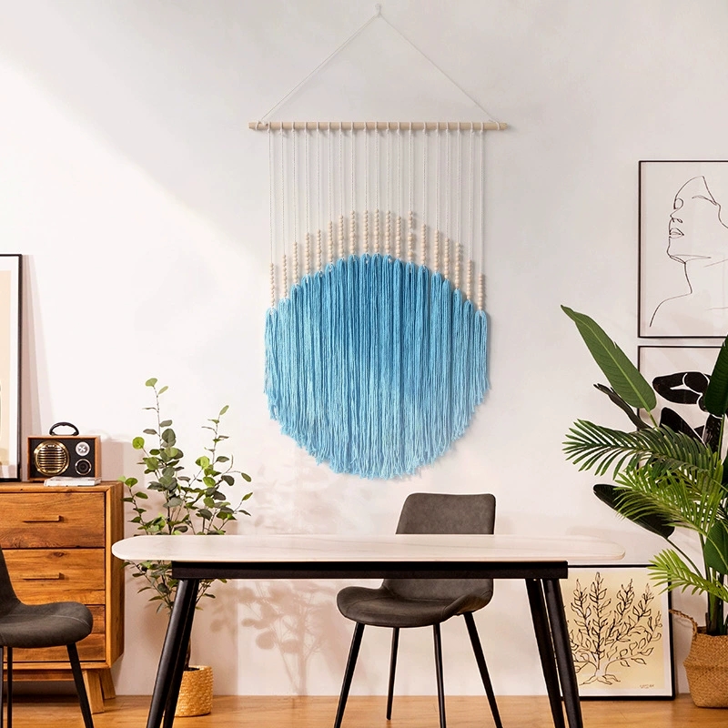 Tenture murale en macramé demi - Macrame Wall Hanging avis et prix