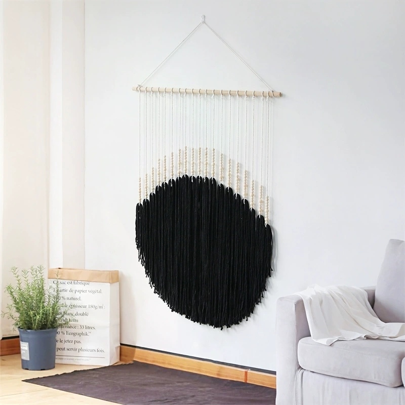 Tenture murale en macramé demi - Macrame Wall Hanging avis et prix
