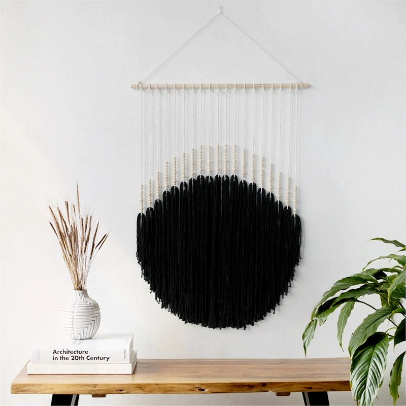 Tenture murale en macramé demi - Macrame Wall Hanging avis et prix