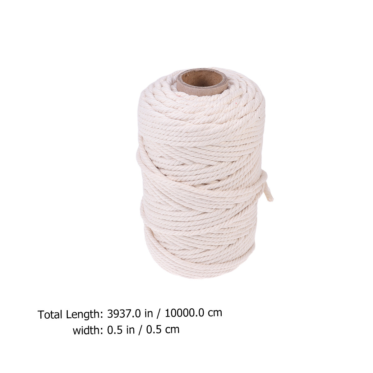 Cordon en coton naturel non bl - Macrame Wall Hanging avis et prix