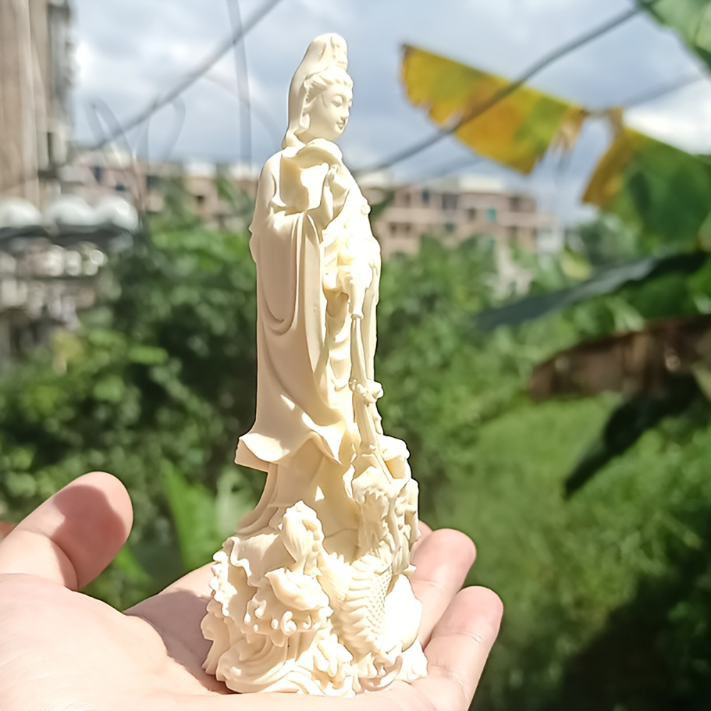 Statue de Bouddha Guanyin en r - Home Decor Zen Style avis et prix