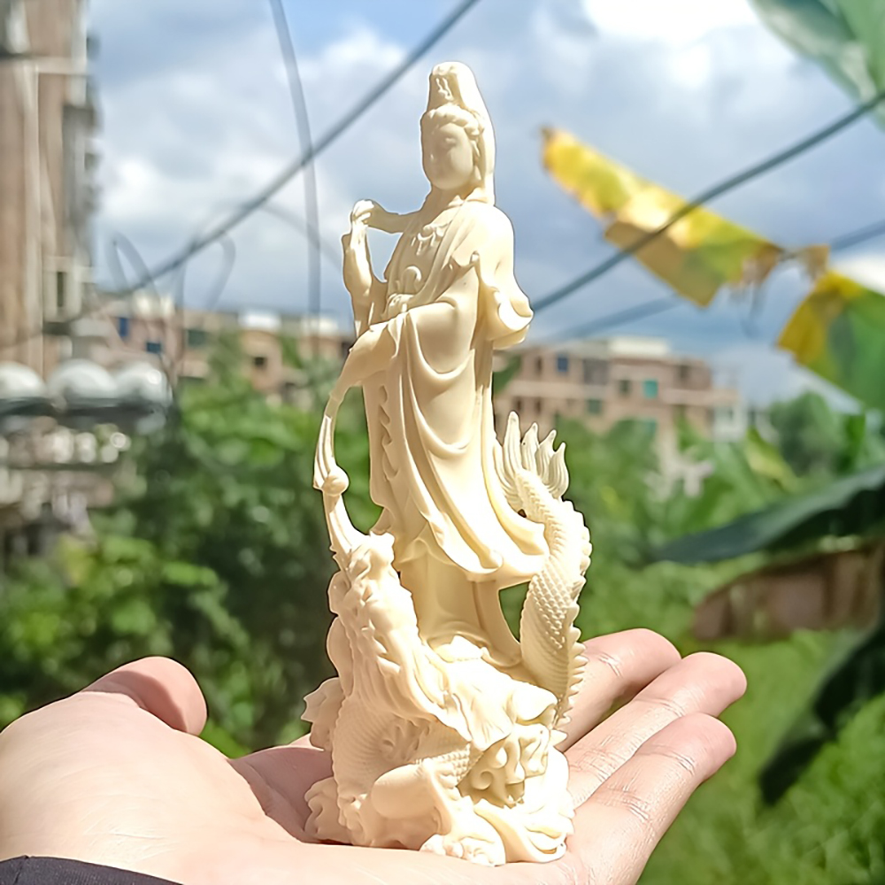 Statue de Bouddha Guanyin en r - Home Decor Zen Style avis et prix
