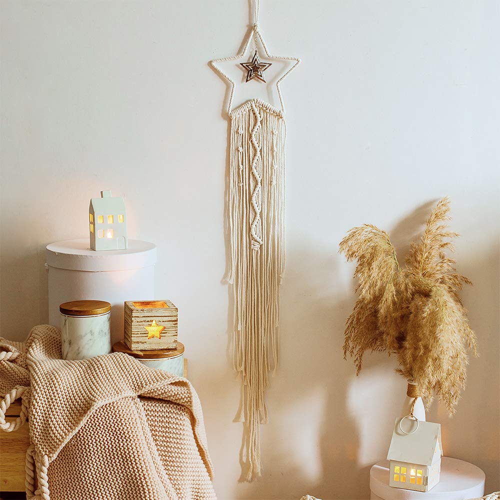 Attrape-rêves en macramé Boho, - Macrame Wall Hanging avis et prix