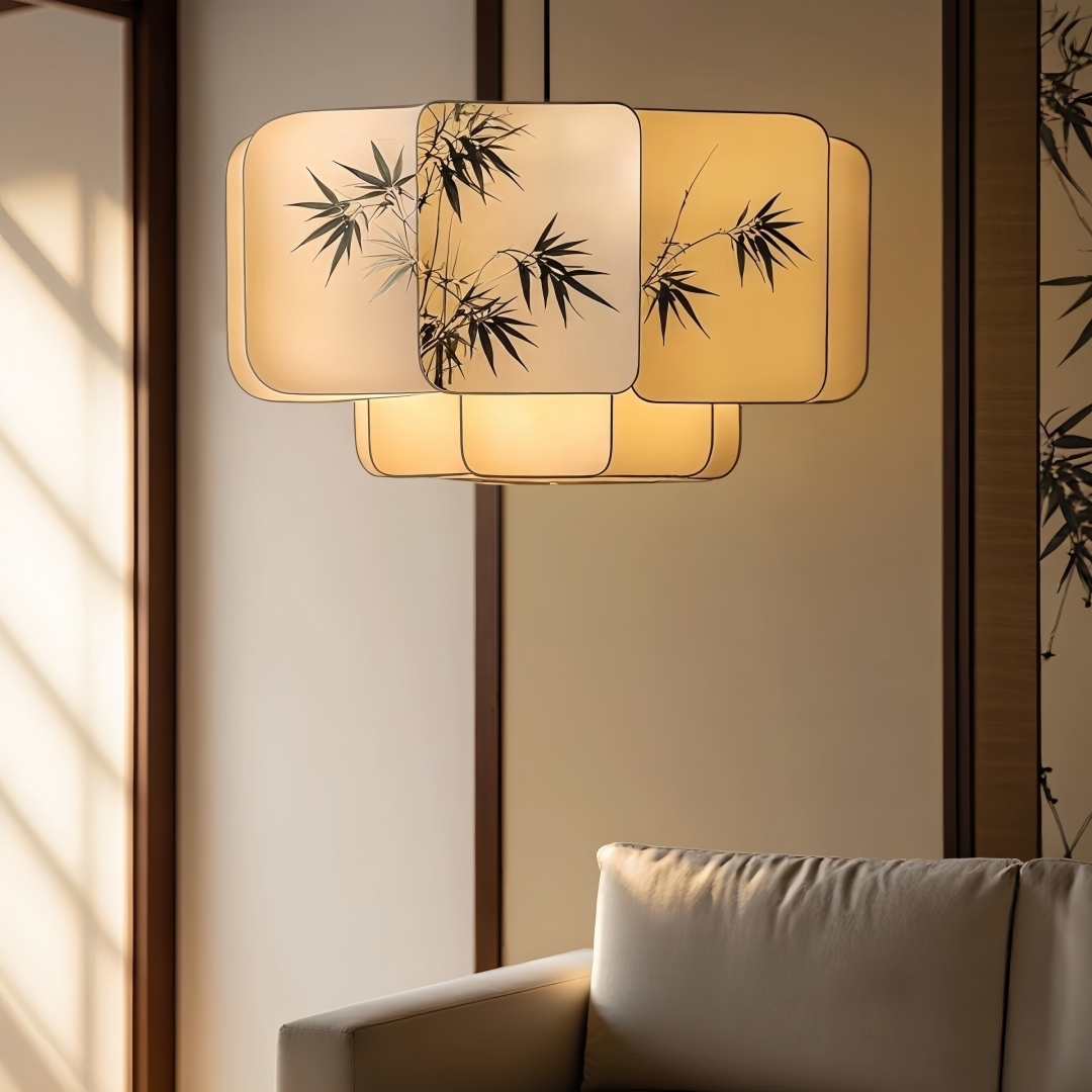 Luminaire suspendu en bambou à - Home Decor Zen Style avis et prix