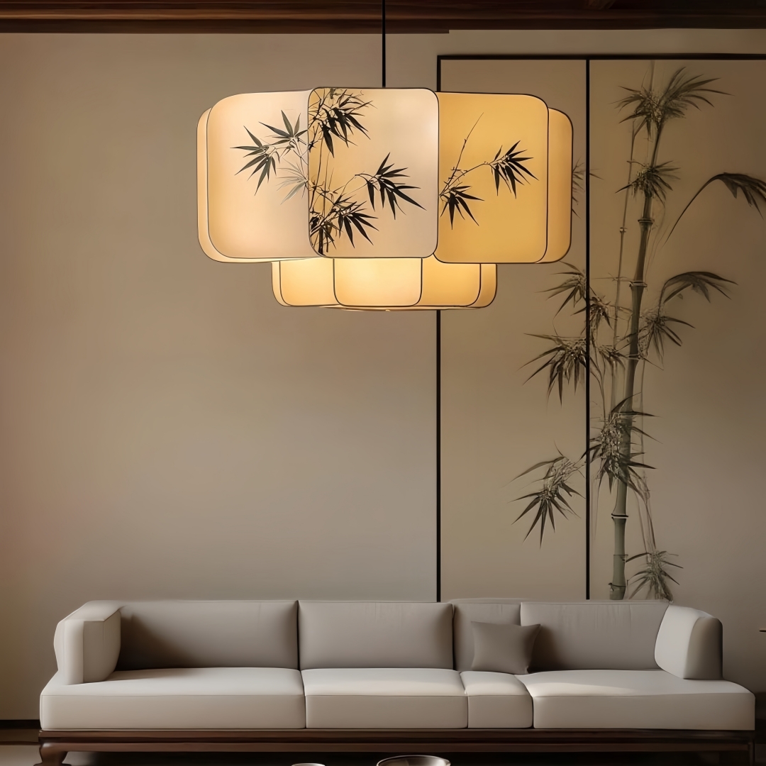 Luminaire suspendu en bambou à - Home Decor Zen Style avis et prix