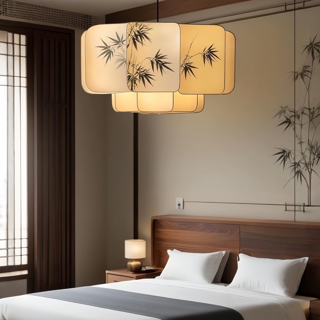 Luminaire suspendu en bambou à - Home Decor Zen Style avis et prix