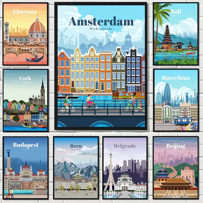 Peinture au diamant Amsterdam  - Home Decor Bali avis et prix